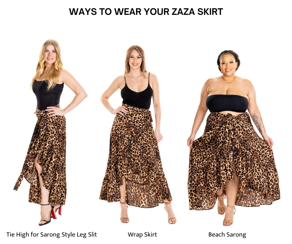 ZaZa Skirt Classic Leopard (Large / XL)