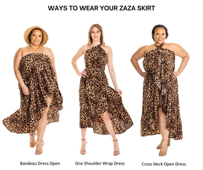 ZaZa Skirt Classic Leopard (Large / XL)