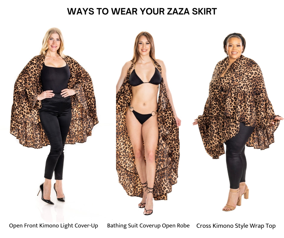 ZaZa Skirt Classic Leopard (Large / XL)